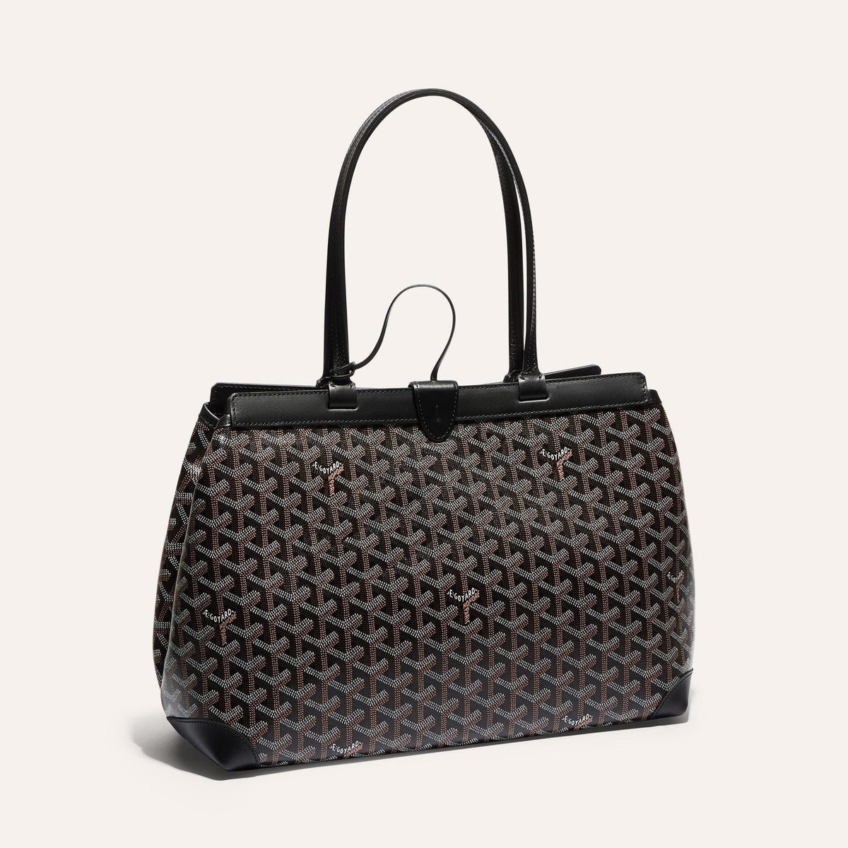 Goyard Bellechasse Biaude Small Tote Bag Commuter Series Everyday And Business Commuting Handbag/shoulder Bag Sandstone Y-shaped Graffiti Bag Bags #196803