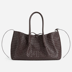 Bottega Veneta Men's Women's Pinacoteca Tote Handbags Woven Reversible Leather Handbags Casual Bag Bags 817166V5AG19631 Ngvp #1149