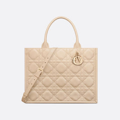 Dior Book Tote Women's Detachable Adjustable Shoulder Strap Rattan Checkered Cowhide Leather Solid Color Shopping Bag Single Shoulder Slanting Tote Bags #75338