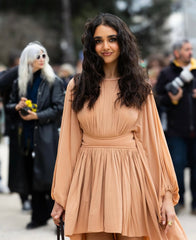 Zimmermann Women's Spring Summer Elegant Long Dress Fashion Temperament Bat Sleeve Long Dress Vacation Casual Dresses #81391