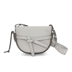 Loewe Women's Solid Colour Adjustable Shoulder Strap Mini Soft Cowhide Jacquard Gate Dual Shoulder Crossbody Handbag Bag Bags #76932