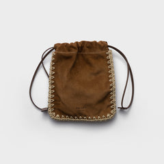 Prada Agave Suede Smartphone Case Men's And Women's Fashionable Small Bag Storage Pouches Crossbody Bags And Woven Bags 1ZT092_2FP1_F0384 #84418A