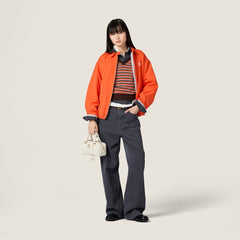 MiuMiu Women's Spring And Summer Color Blocked Striped Knitted Vest V-neck Sleeveless Head Knitted Vest Fashionable Temperament Casual Top Lady #194826