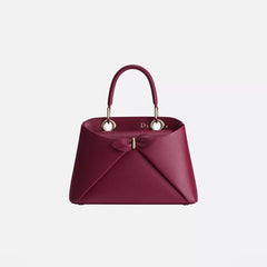 Dior 26s Cigale Bow Pink Shiny Supple Calfskin Small Handbag Crossbody Bag Stylish And Elegant Available In Multiple Colours Bags #84394A