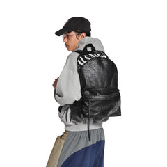 Balenciaga Men's Editor Backpack In Black/white Shoulder Bag Leather Zipper Fashion Trend Retro Bag Bags #81636
