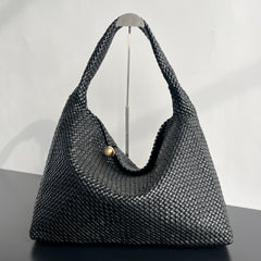 Bottega Veneta Women's Fashion Casual Leather Handbag With Knitted Balls And Leather Buckle Details Shoulder Bag Bags 826196v2ez01424#78881