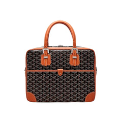 Goyard Men's & Women's Fashion Classic Distressed Full Print Zipper Closure Leather Handle Briefcase Tote Bag Bags #79434