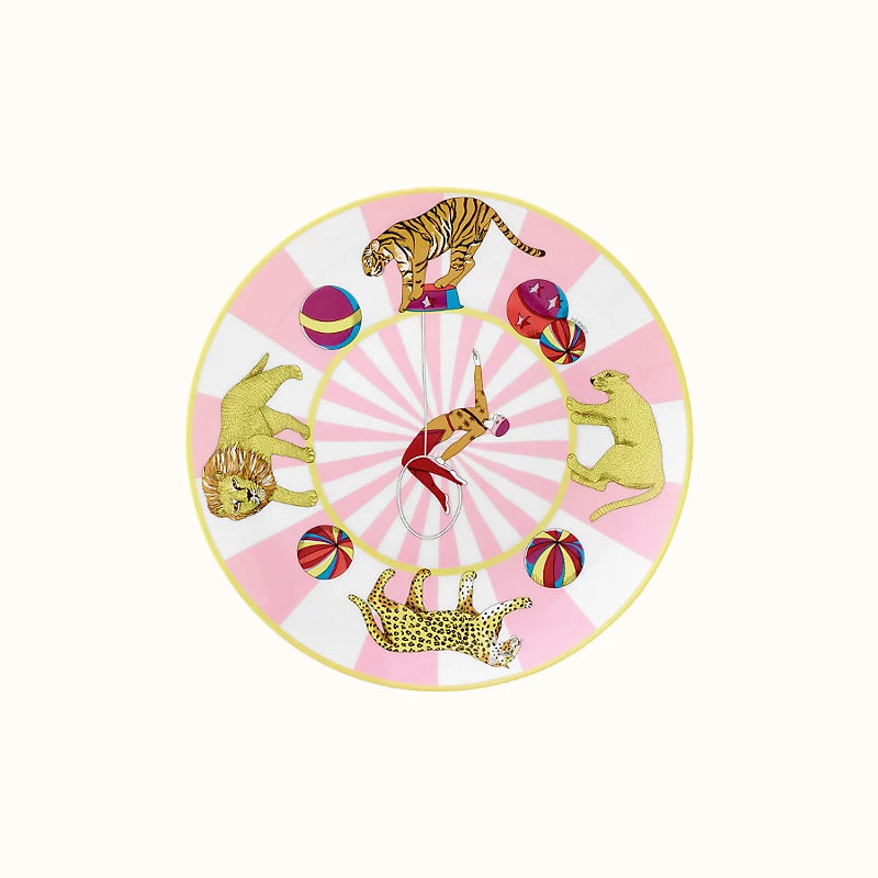 Circus Dessert Plate Pink N¡ã1