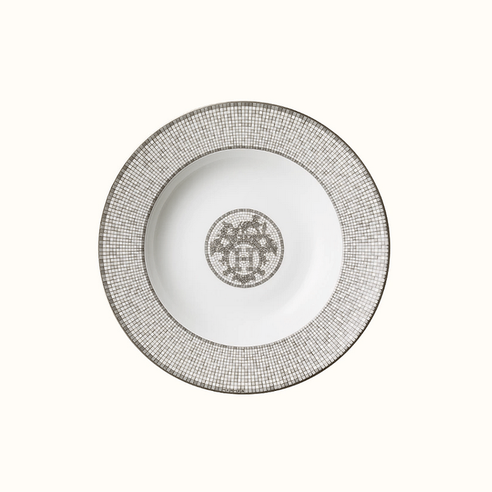 Mosaique au 24 Platinum Soup Plate